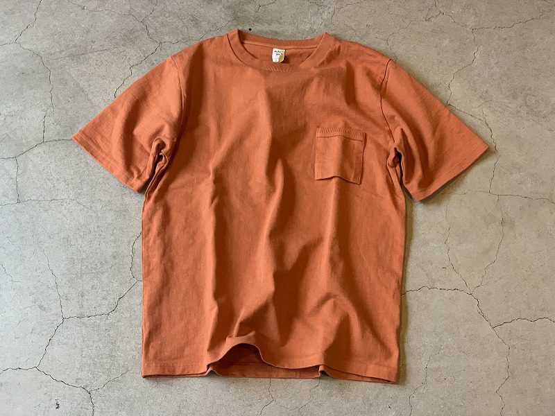 JACKMAN DOTSUME POCKET Tee / size M / Baked Clay